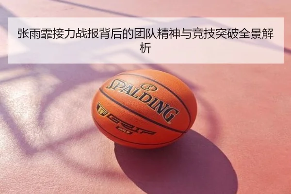 张雨霏接力战报背后的团队精神与竞技突破全景解析